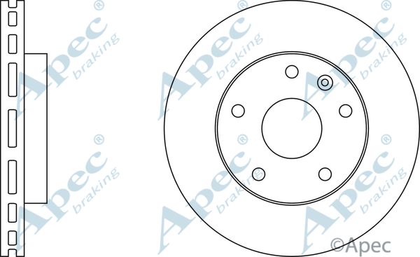 APEC BRAKING Jarrulevy DSK2141